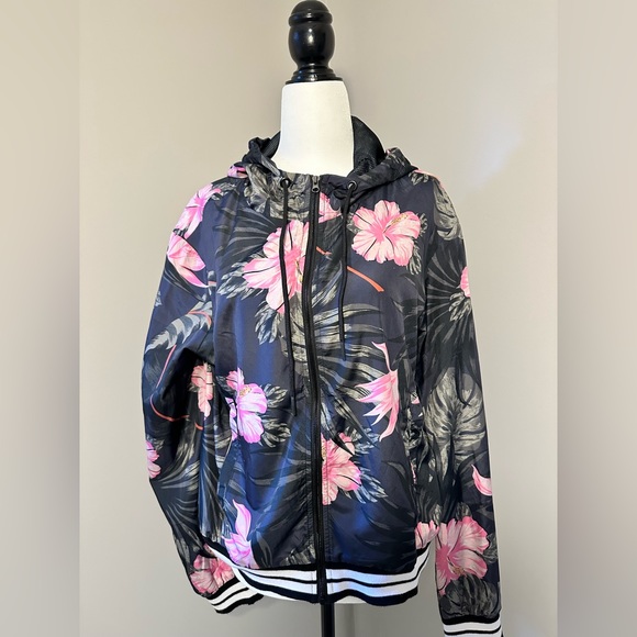 Hurley Hooded Windbreaker Jacket - Picture 2 of 3